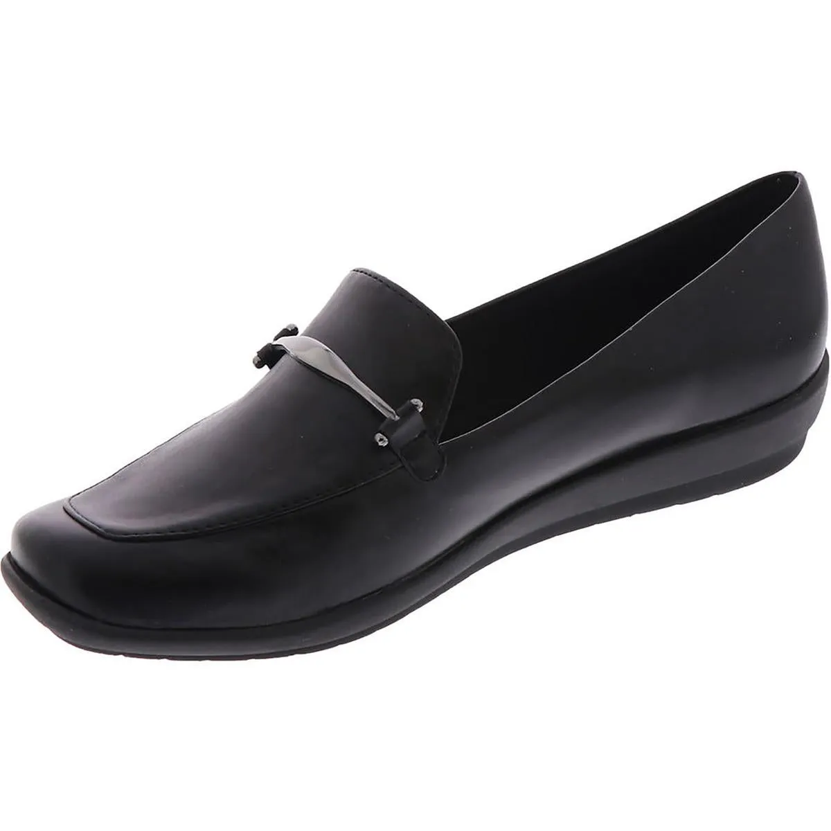 Arena Womens Faux Leather Slip-On Loafers