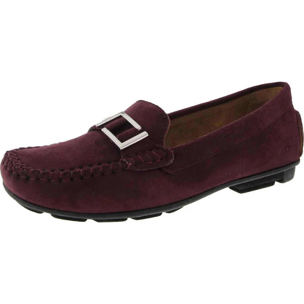 Baya Womens Patent Embossed Loafers