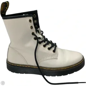 Boots Combat By Dr Martens In White, Size: 5