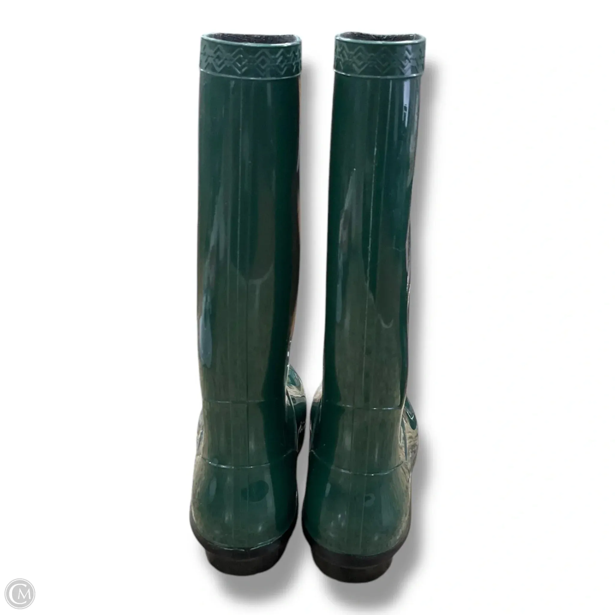 Boots Designer By Ugg In Green, Size: 8