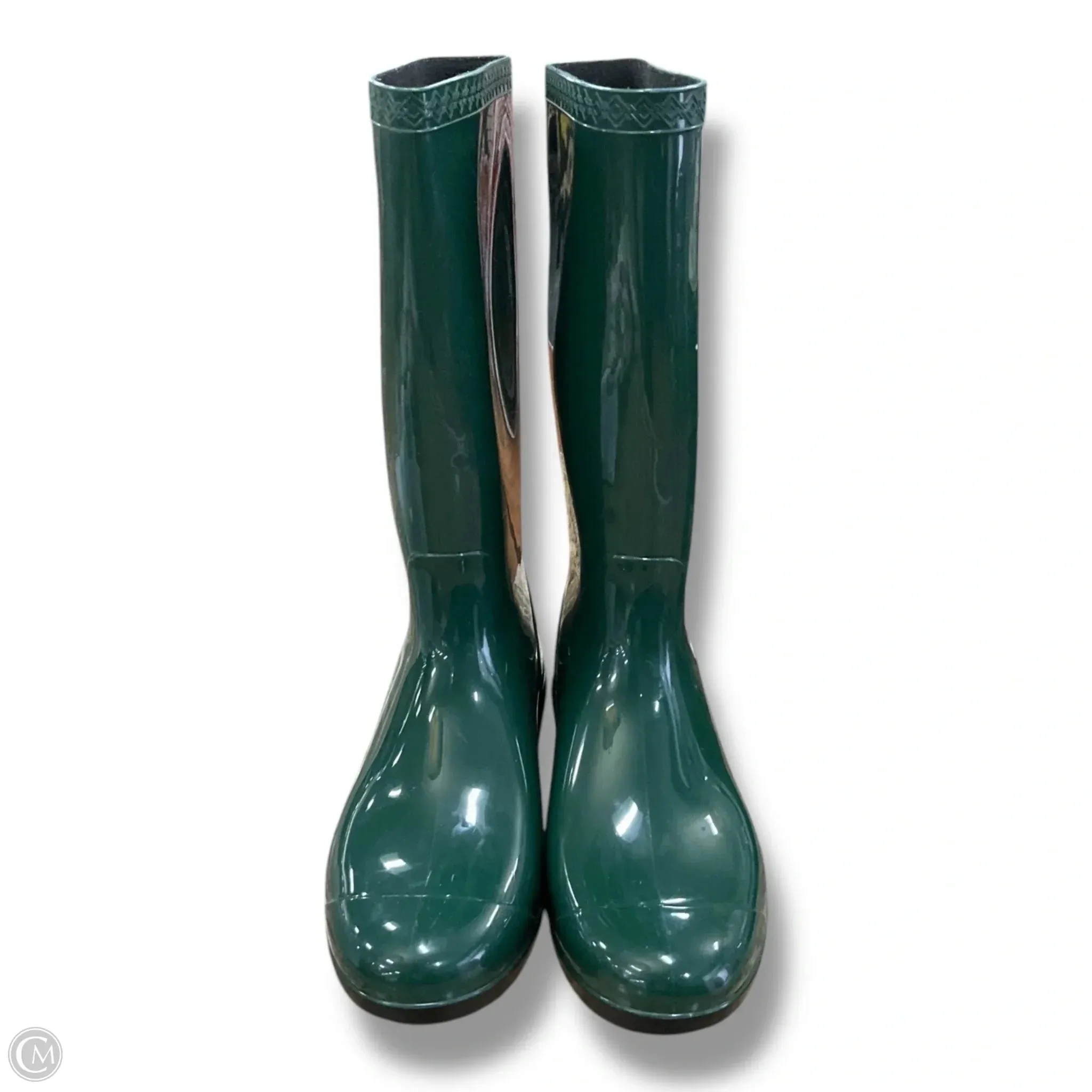 Boots Designer By Ugg In Green, Size: 8