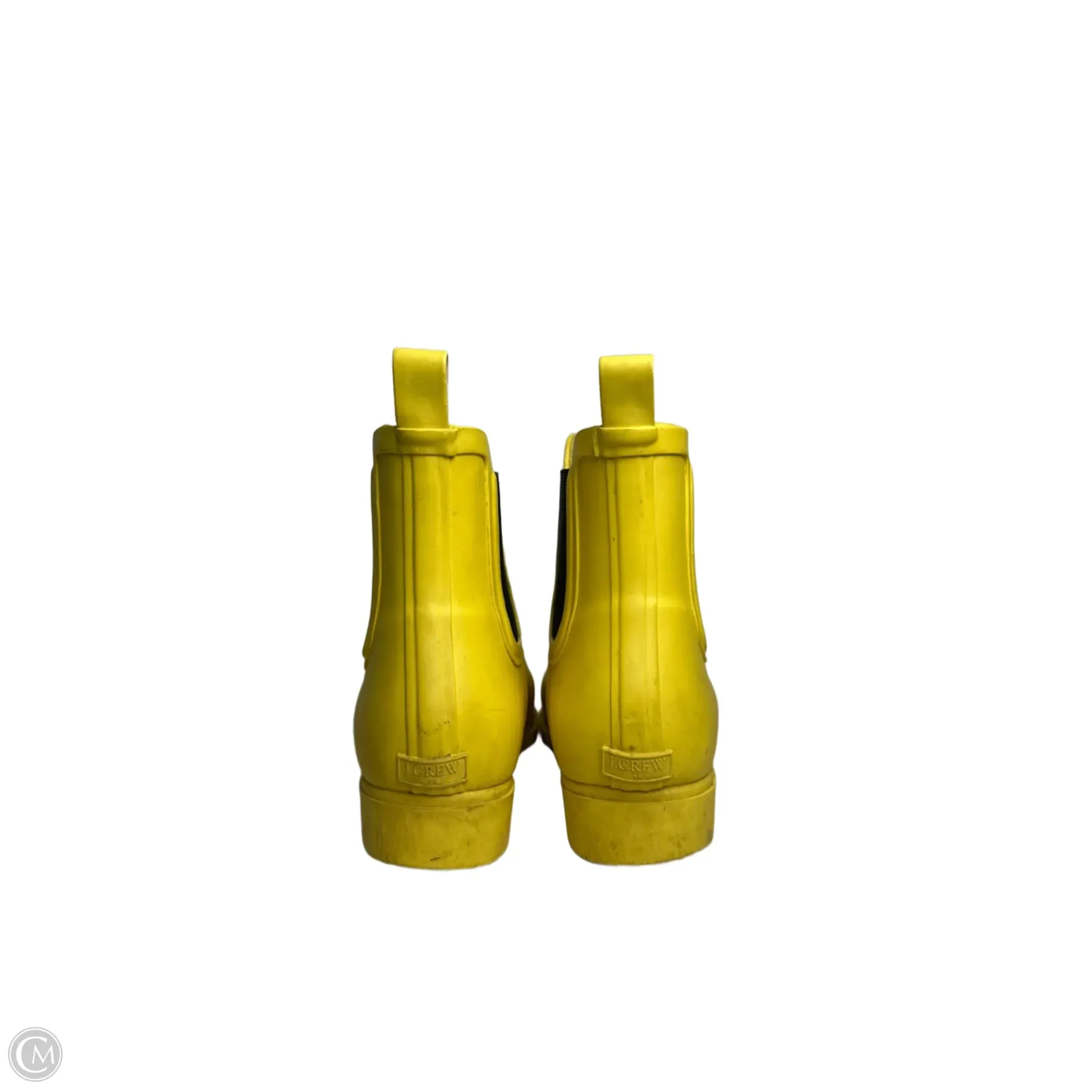 Boots Rain By J. Crew In Yellow, Size: 9