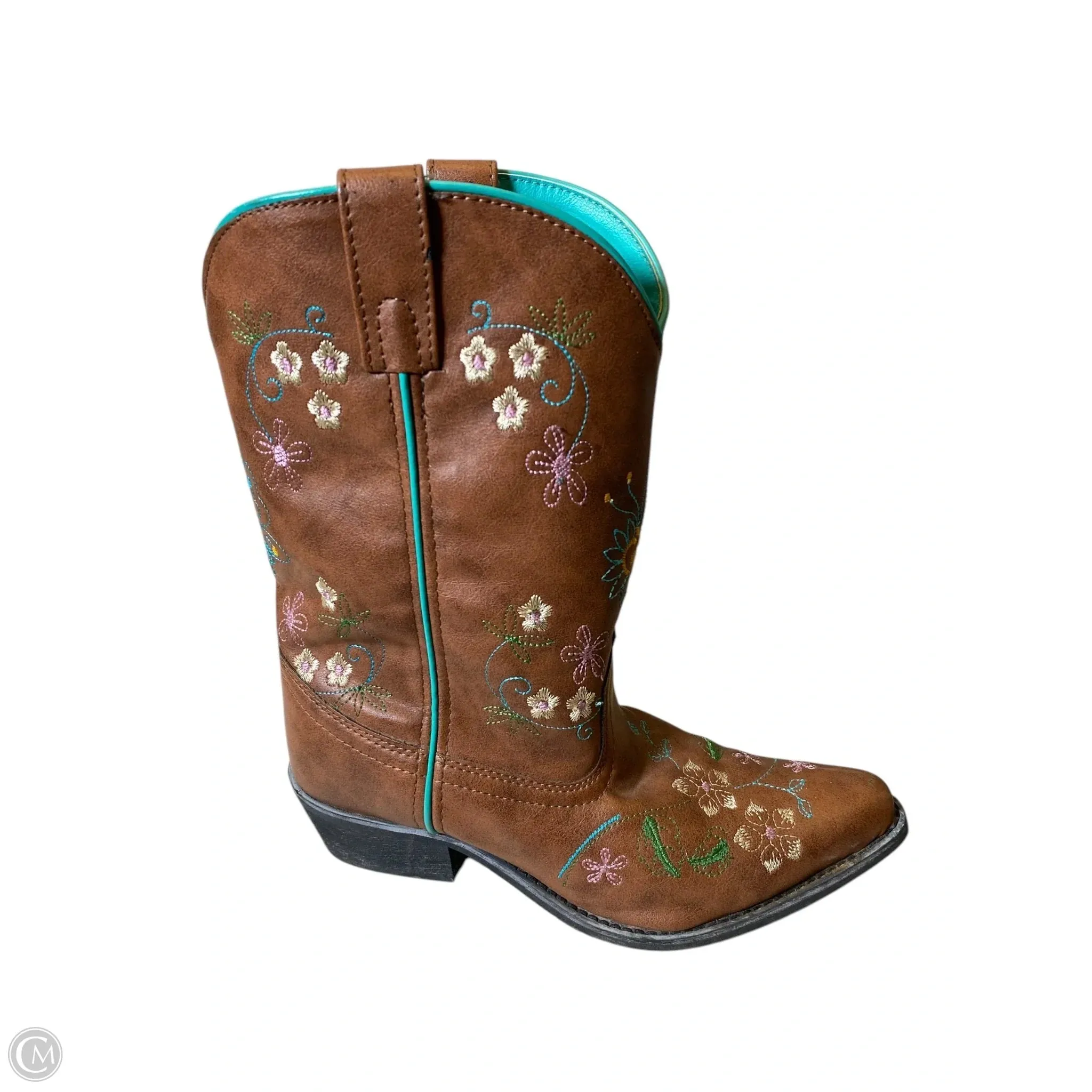 Boots Western By Clothes Mentor In Floral Print, Size: 6