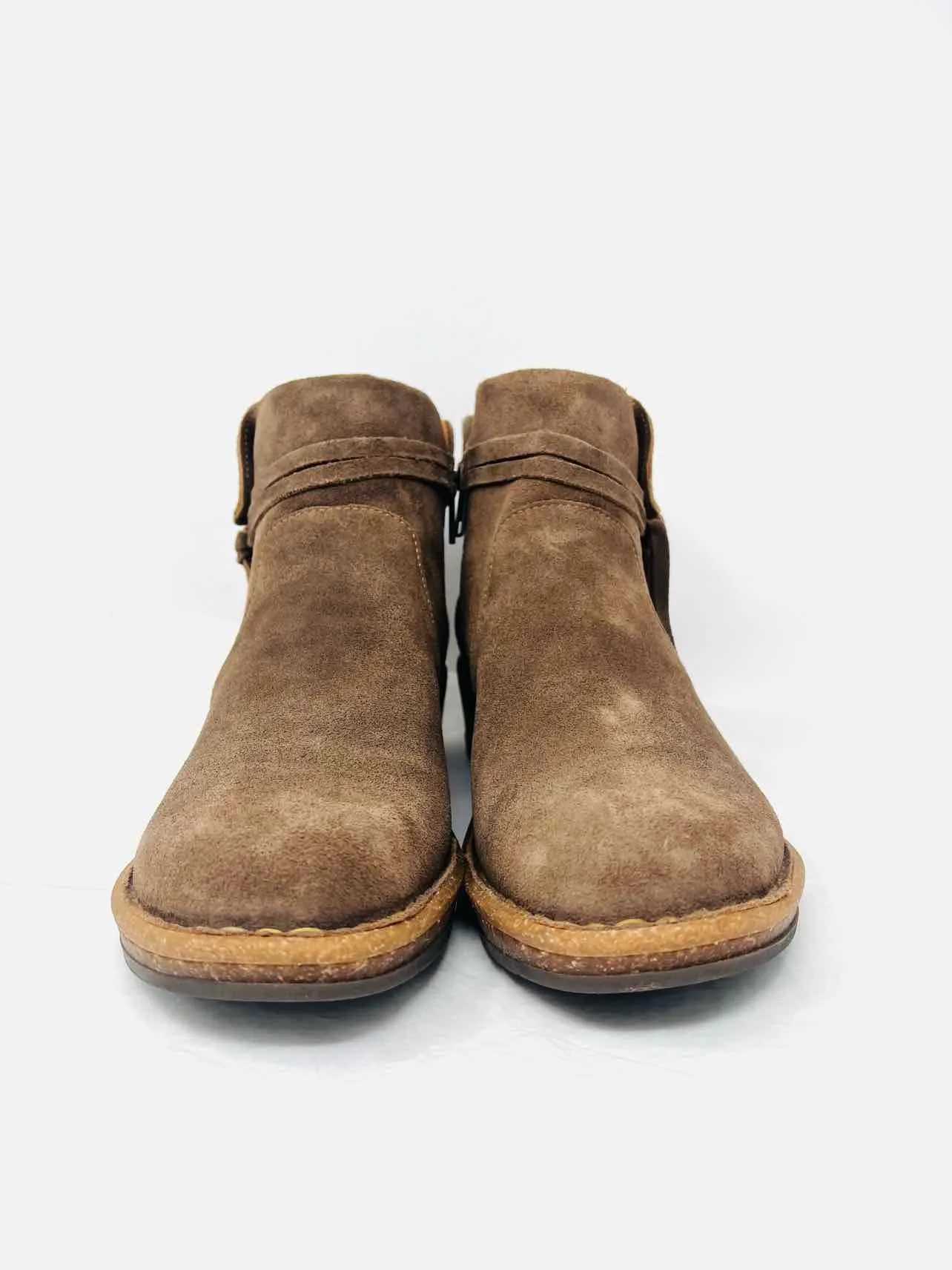 Born Size 10 Taupe Knot Suede W/ BOX!!! Shoes Ankle Boots
