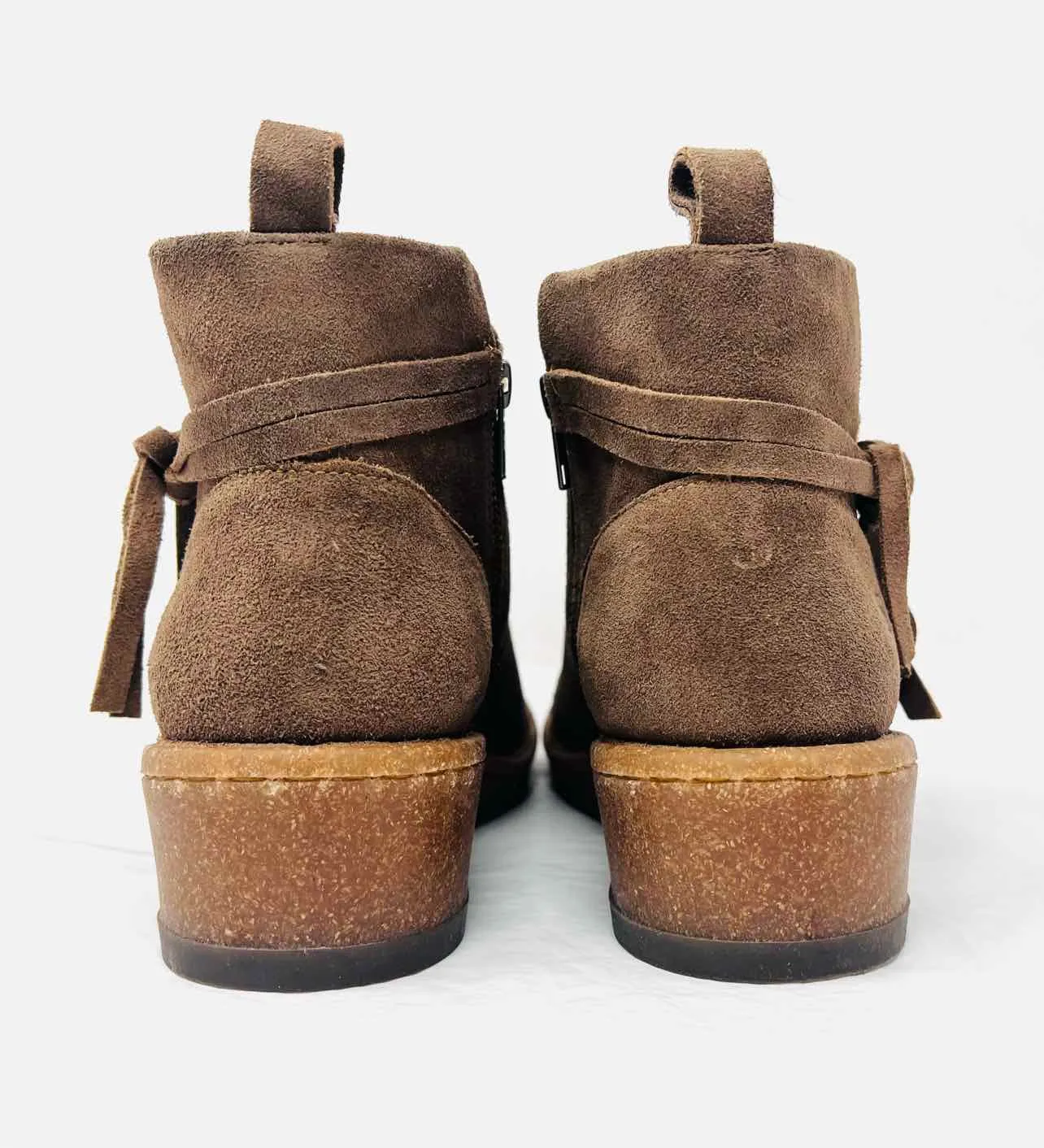 Born Size 10 Taupe Knot Suede W/ BOX!!! Shoes Ankle Boots