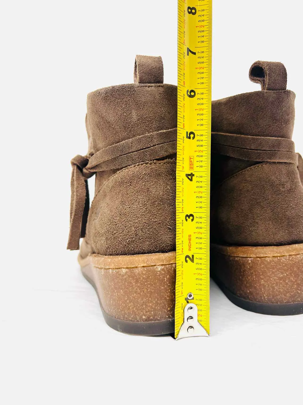 Born Size 10 Taupe Knot Suede W/ BOX!!! Shoes Ankle Boots