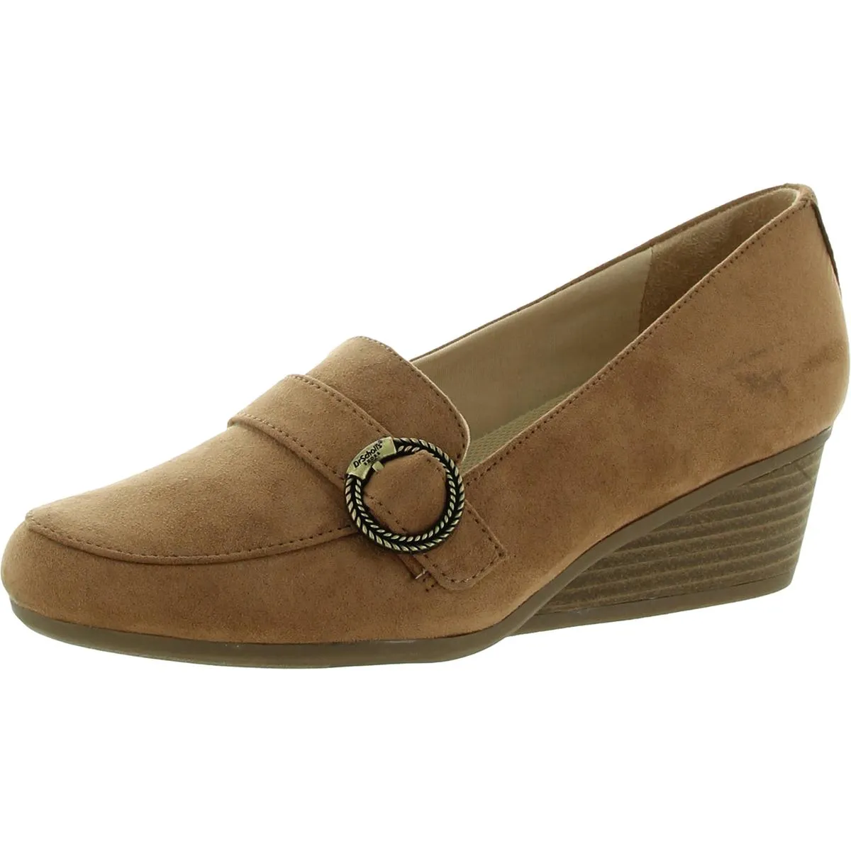 Brooke Womens Slip On Wedge Heels