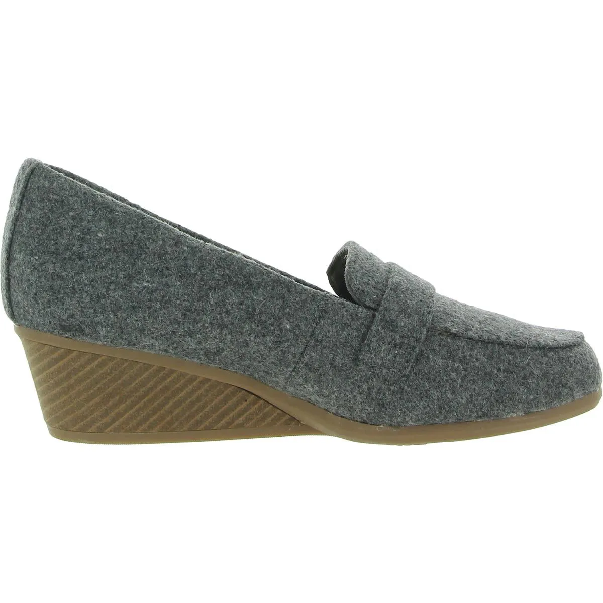 Brooke Womens Slip On Wedge Heels