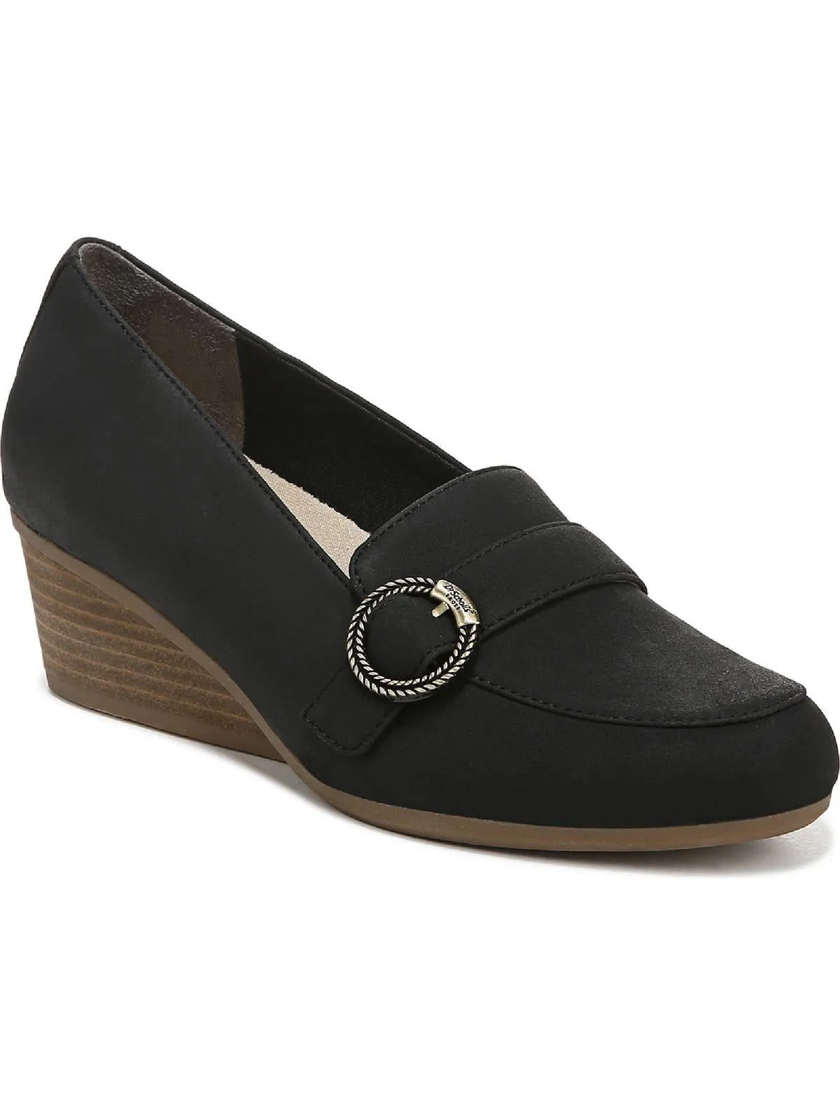 Brooke Womens Slip On Wedge Heels
