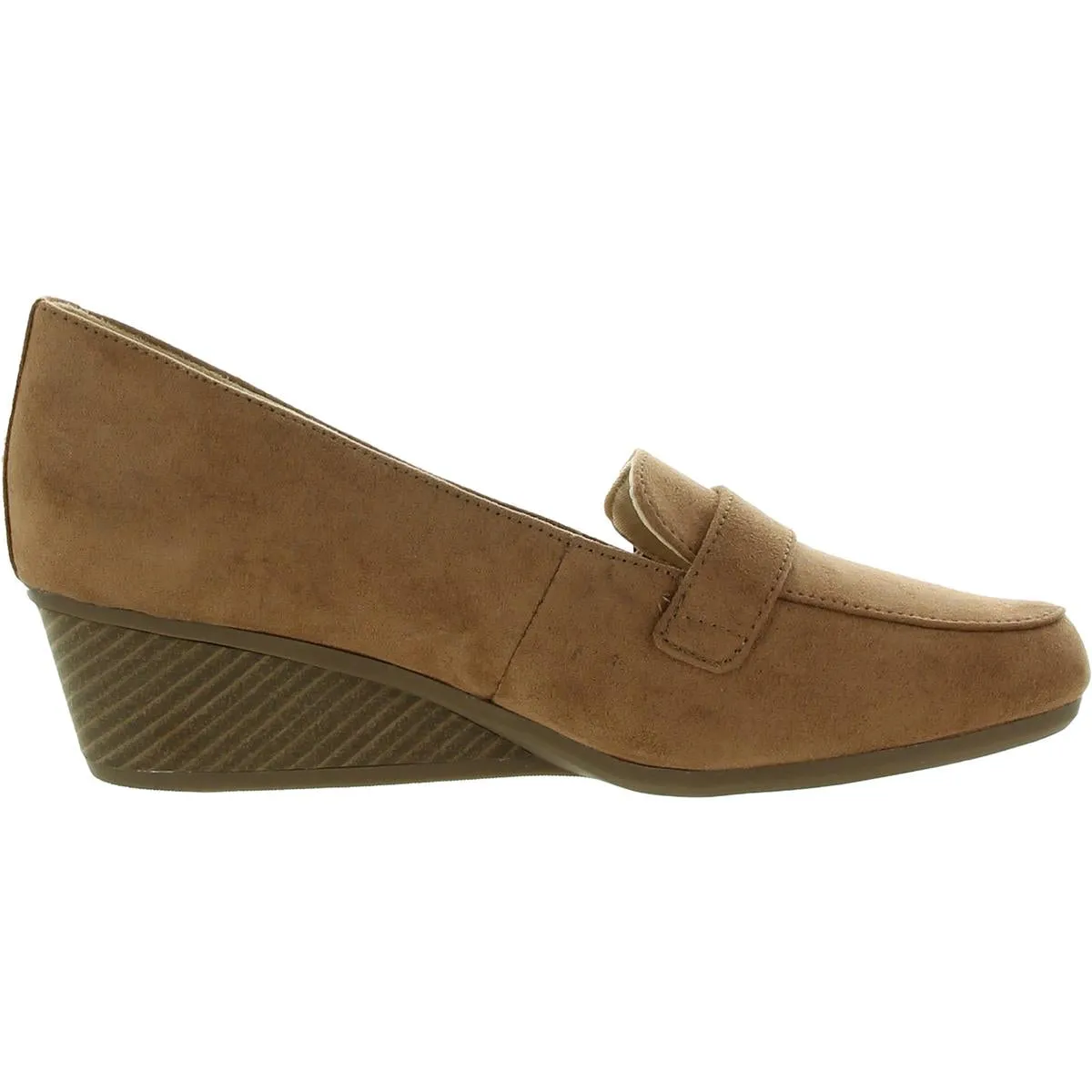 Brooke Womens Slip On Wedge Heels