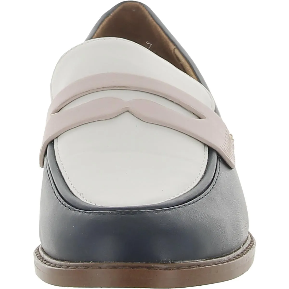 Chrissy Womens Block Heel Loafers