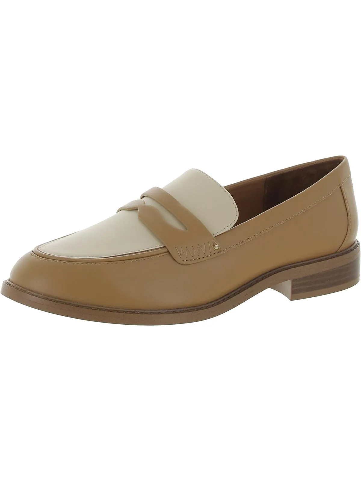 Chrissy Womens Block Heel Loafers