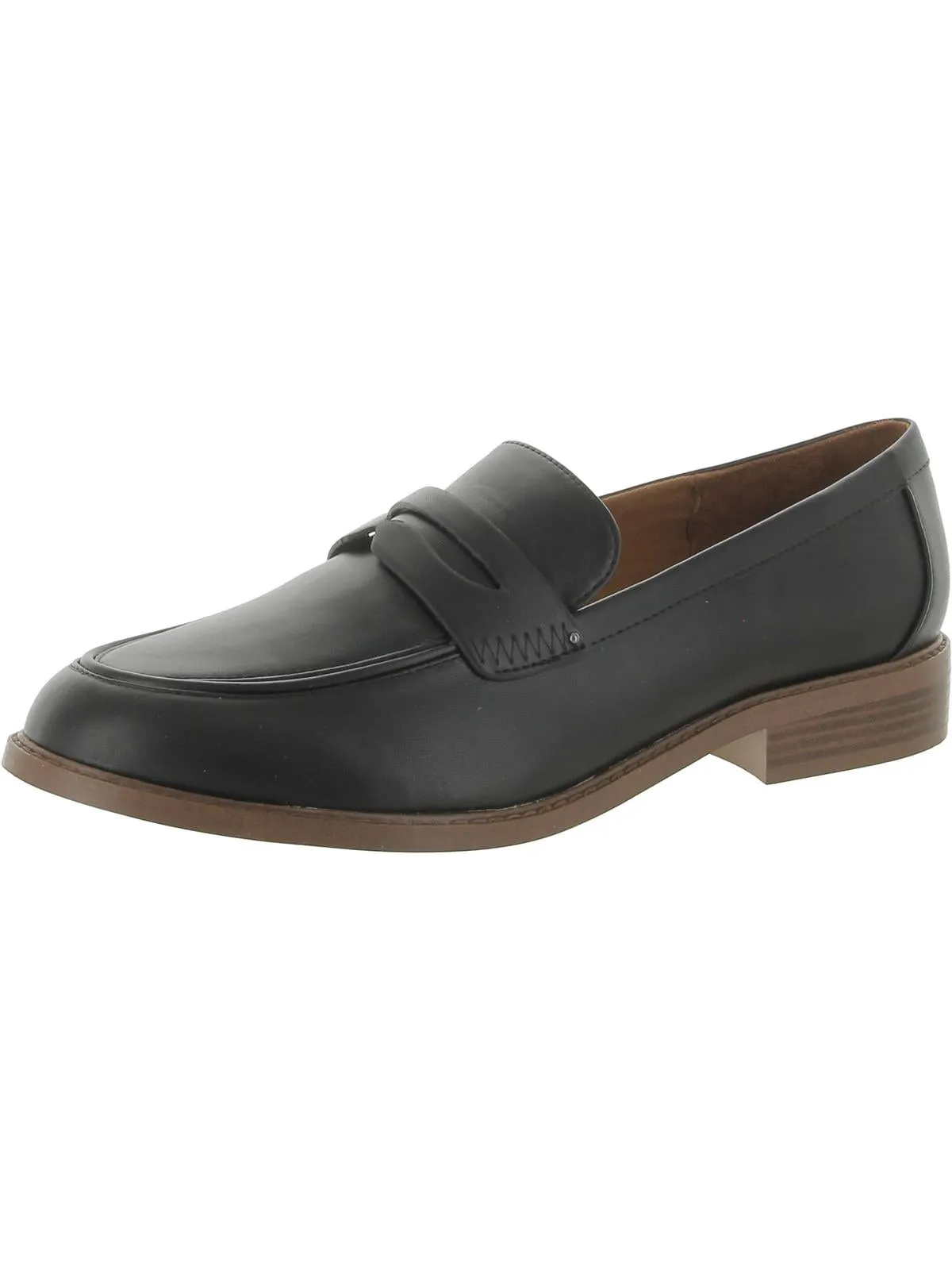 Chrissy Womens Block Heel Loafers