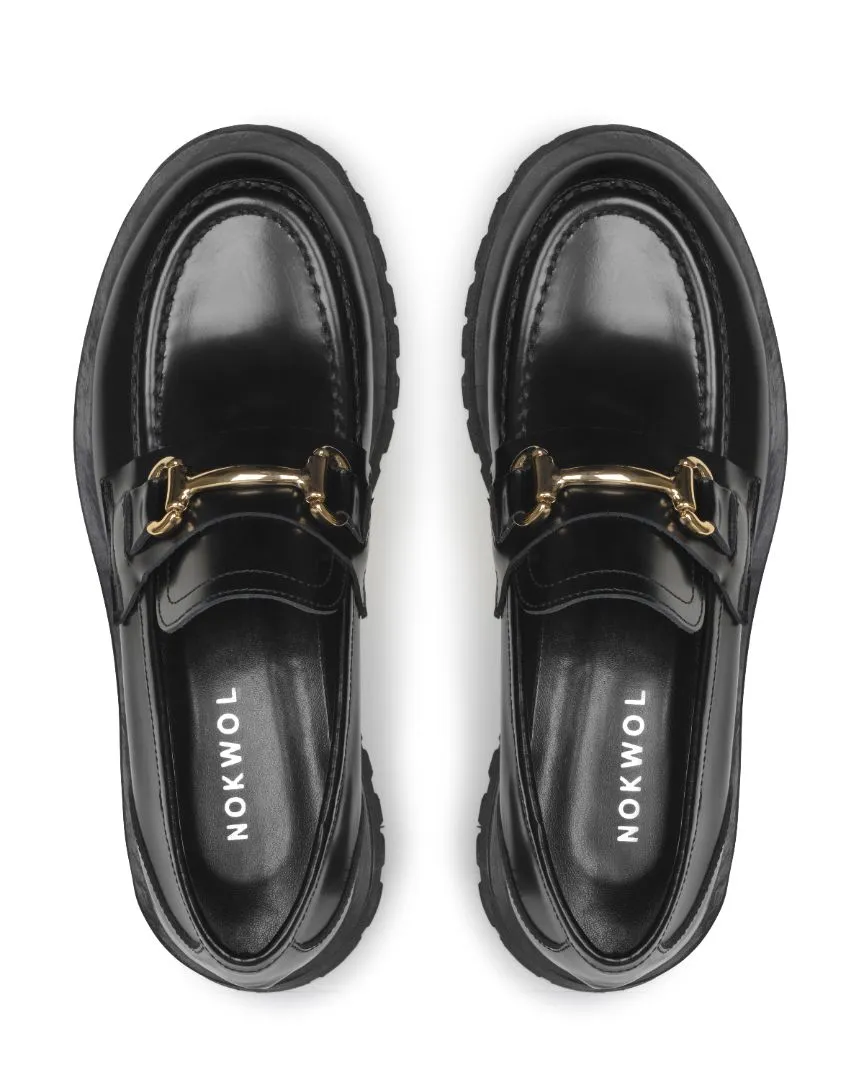 Claire Black Box Leather