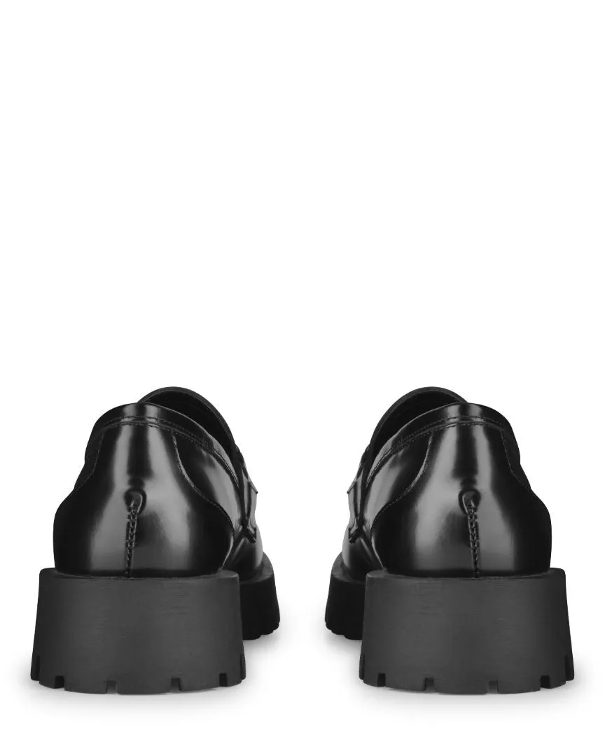 Claire Black Box Leather