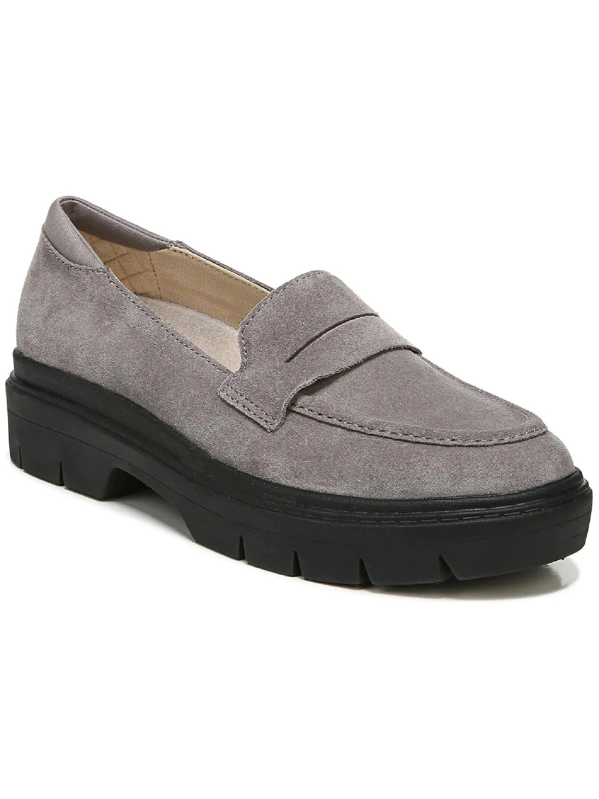 Classy Womens Padded Insole Slip On Penny Loafers