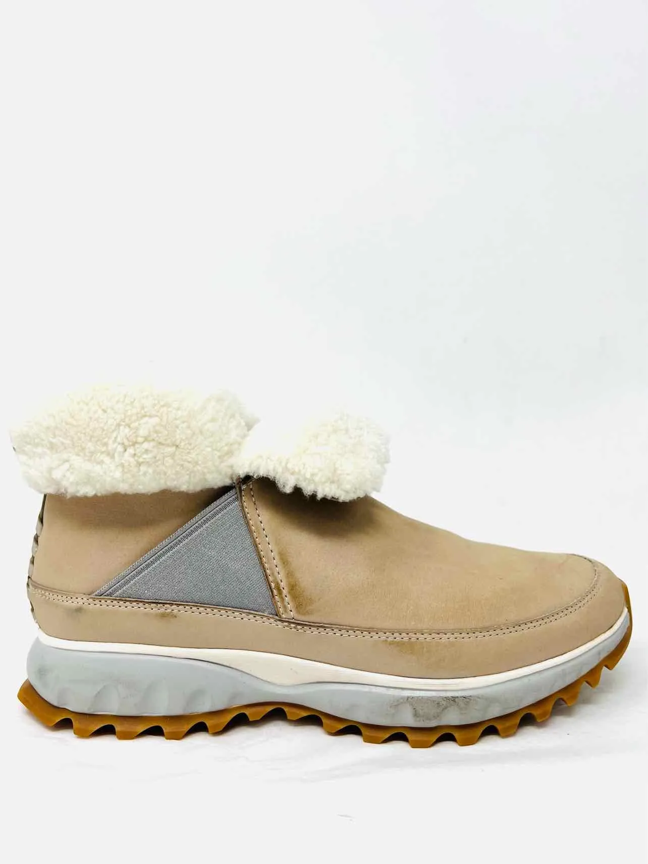 Cole Haan Size 7 Taupe Leather Shoes Ankle Boots