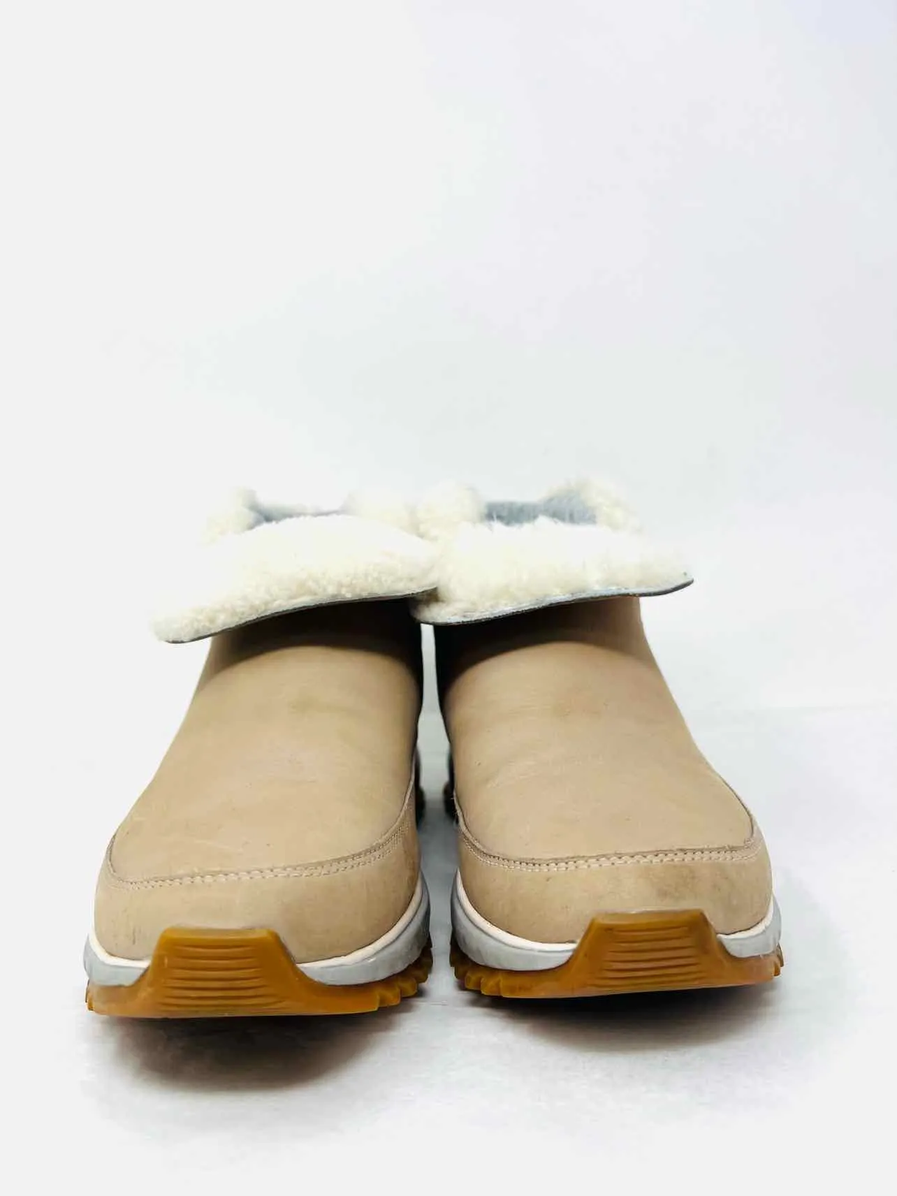 Cole Haan Size 7 Taupe Leather Shoes Ankle Boots