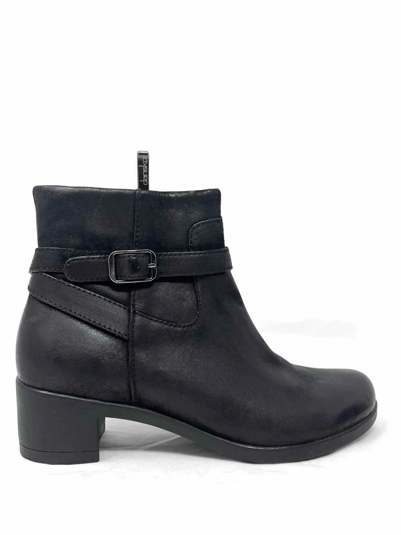 Dansko Size 7.5/8 Black Buckle(s) Leather NEW Shoes Boots