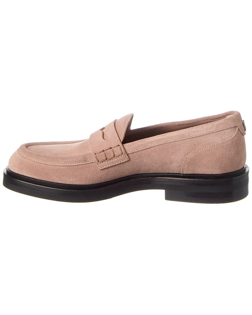 Dolce & Gabbana DG Logo Suede Loafer