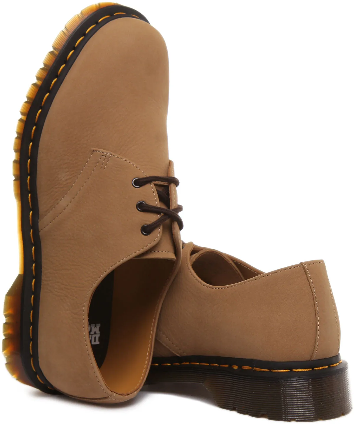 Dr Martens 1461 Milled In Sand For Men Shoes Dr Martens