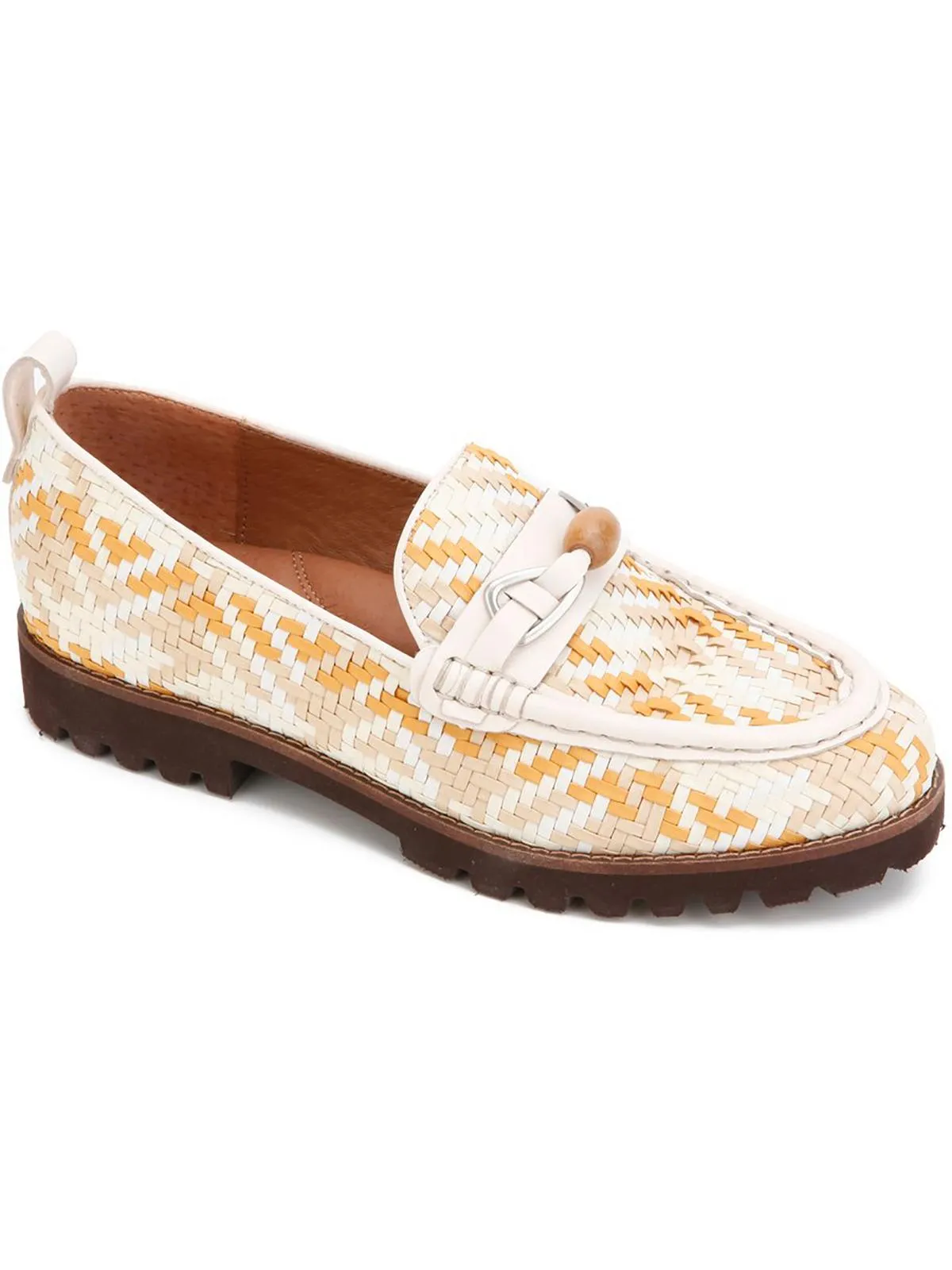 EUGENE LUG BIT Womens Leather Slip On Loafers