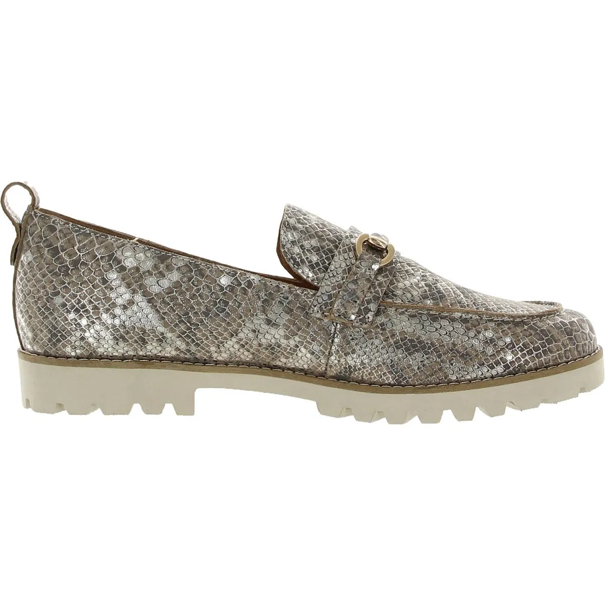 EUGENE LUG BIT Womens Leather Slip On Loafers
