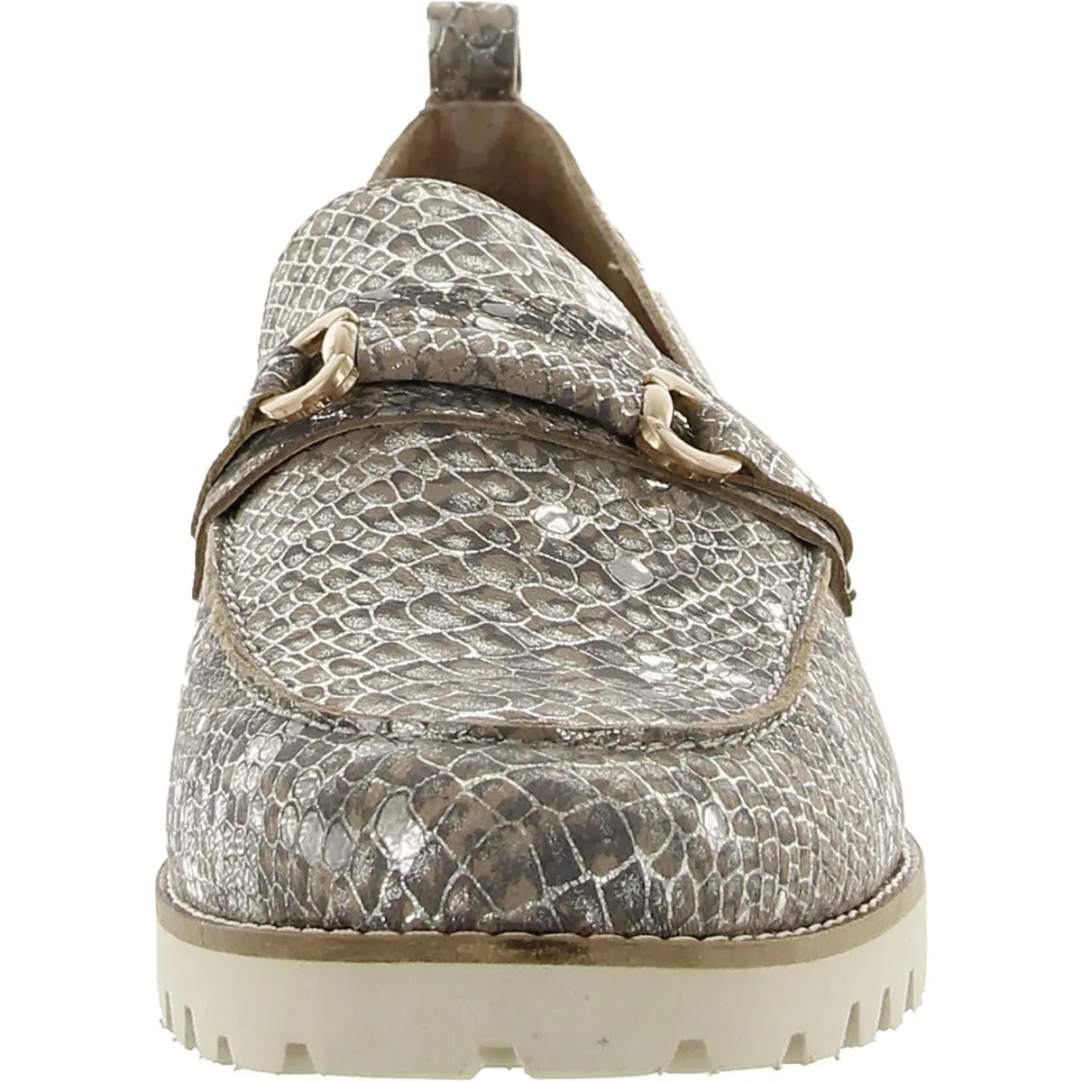 EUGENE LUG BIT Womens Leather Slip On Loafers