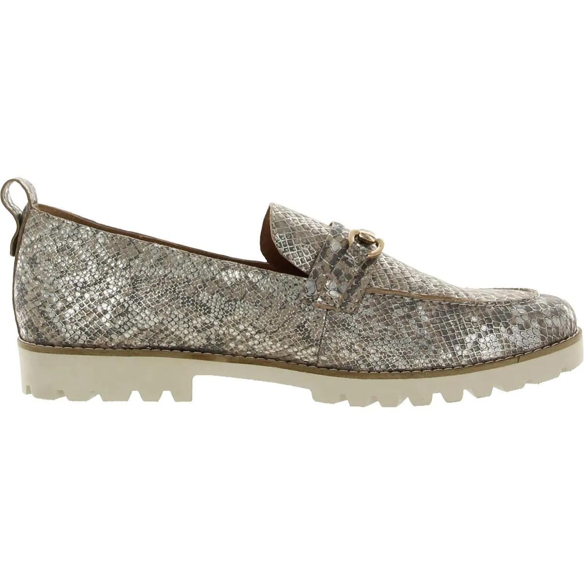 EUGENE LUG BIT Womens Leather Slip On Loafers