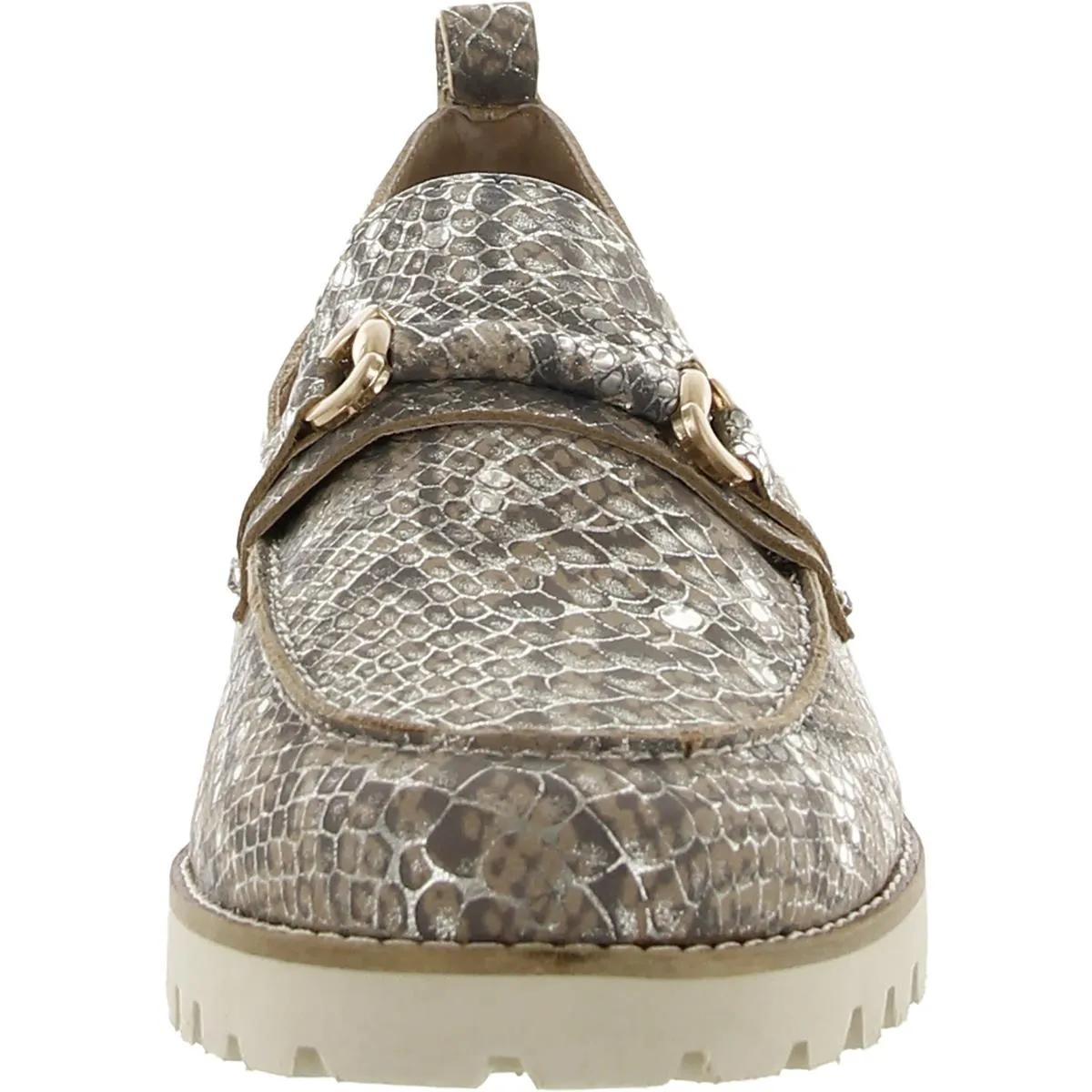 EUGENE LUG BIT Womens Leather Slip On Loafers