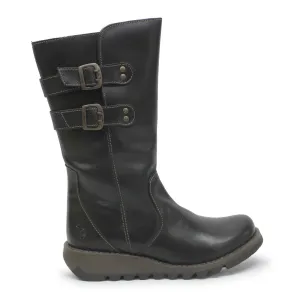 Fly London Suli Rug Leather Women's Calf Length Boots