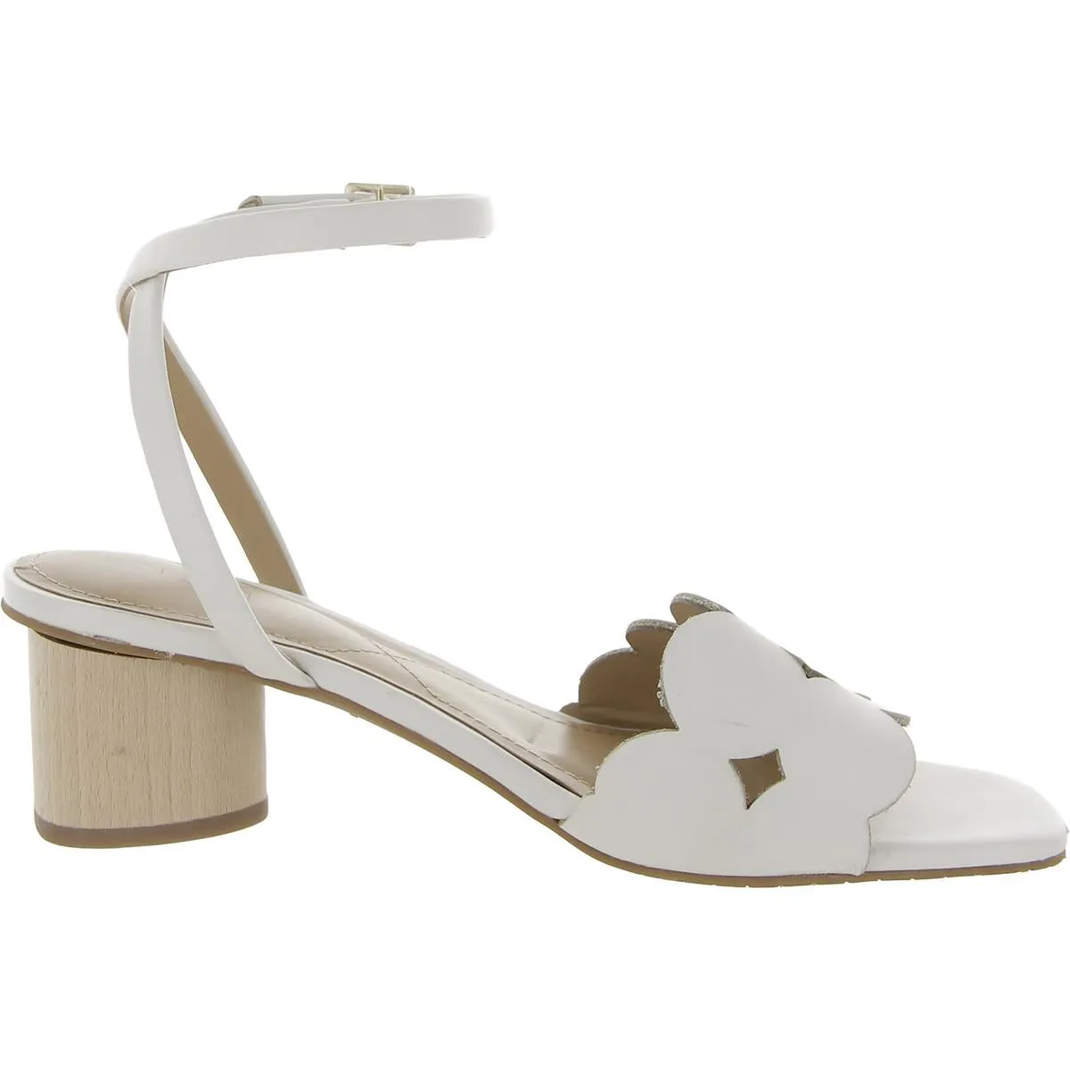 Gilbert Womens Cut-Out Square Toe Heels