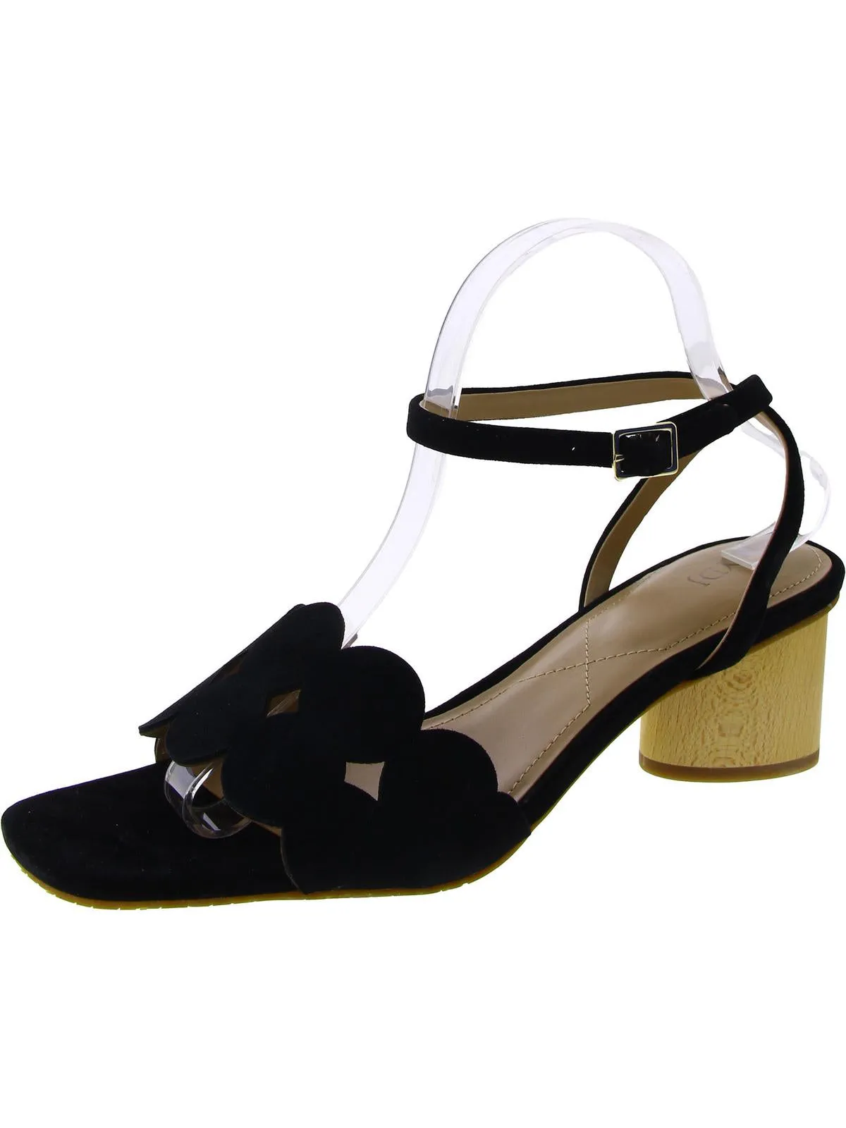 Gilbert Womens Cut-Out Square Toe Heels