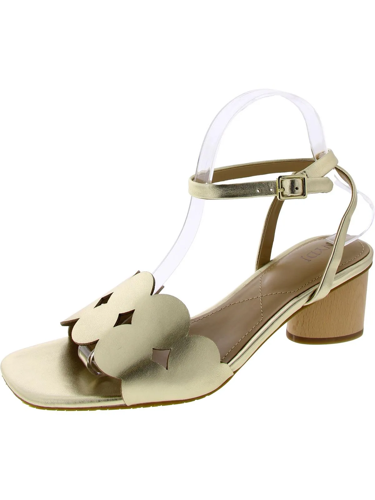Gilbert Womens Cut-Out Square Toe Heels
