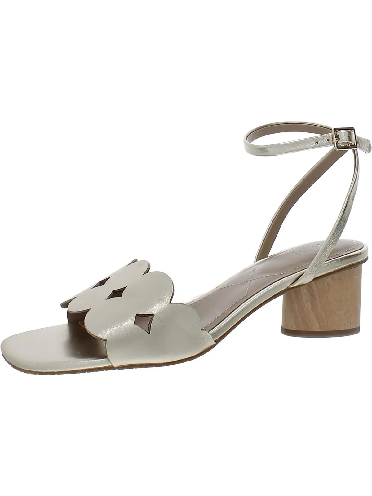 Gilbert Womens Cut-Out Square Toe Heels