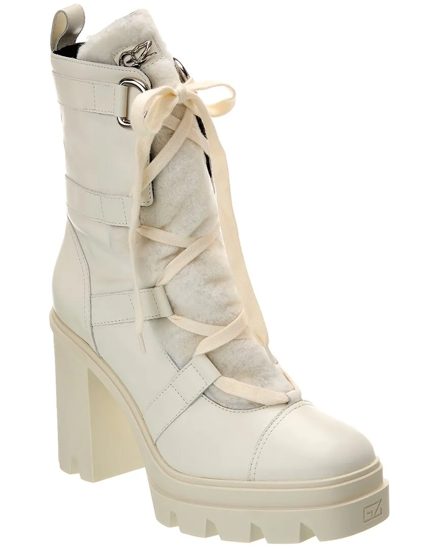 Giuseppe Zanotti Cubalibre 80 Leather Boot