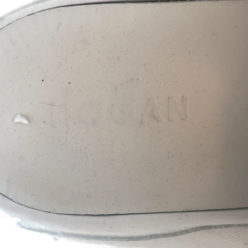 Hogan Interactive Glitter H Low Top Sneakers White Leather Size 34