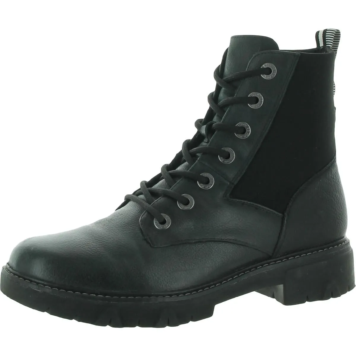 Hudson Womens Arch Support Ankle Combat & Lace-up Boots