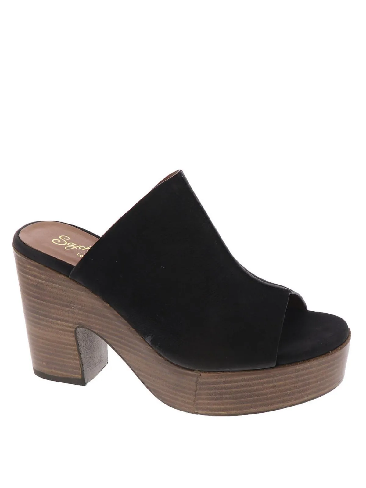 Invigorated Womens Leather Peep Toe Heels