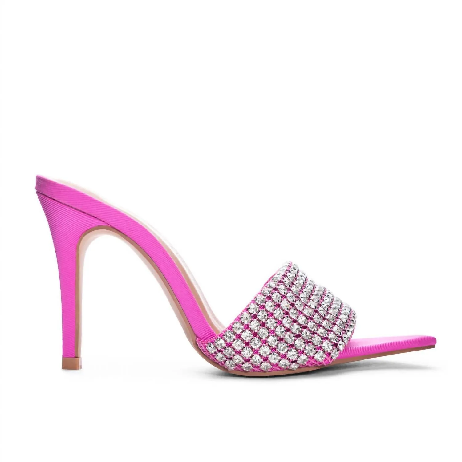 Jeepers Stiletto Heel In Hot Pink