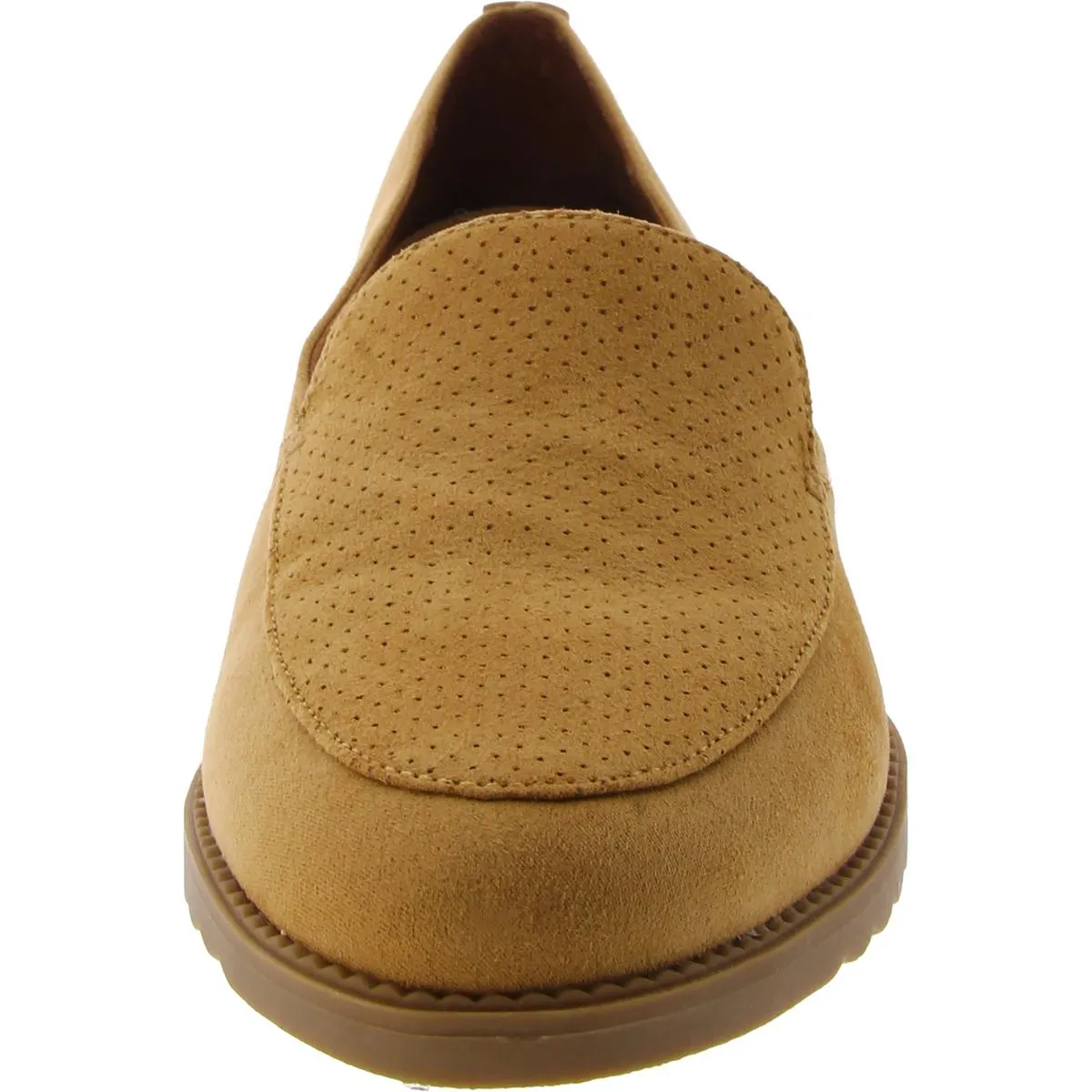 Jet Away Womens Faux Leather Slip On Loafers