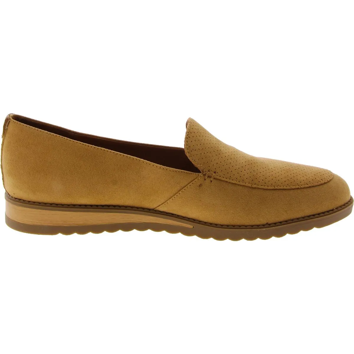 Jet Away Womens Faux Leather Slip On Loafers