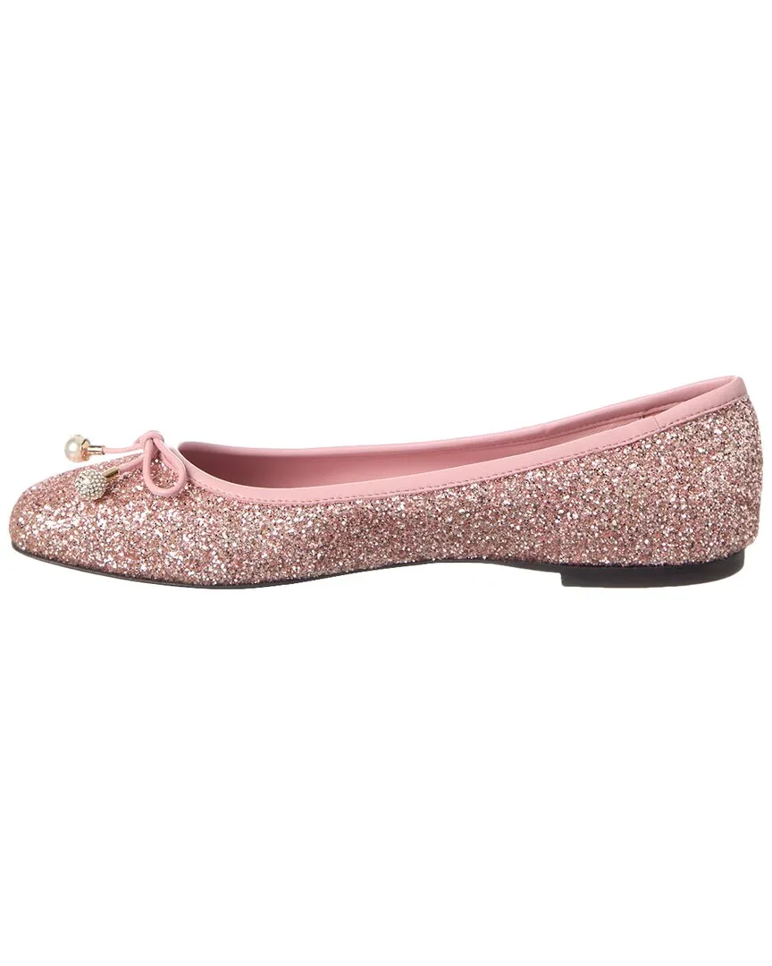 Jimmy Choo Elme Glitter Flat