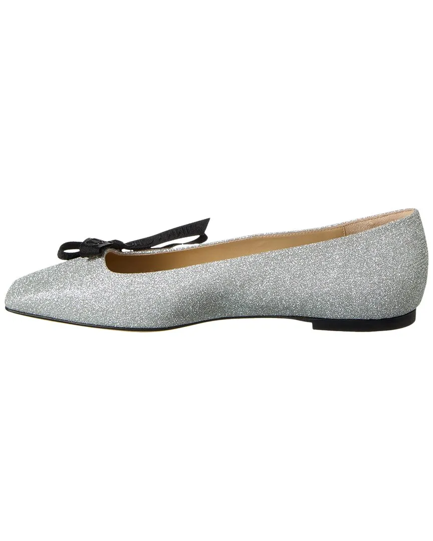 Jimmy Choo Veda Glitter Ballerina Flat