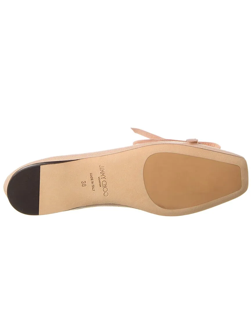 Jimmy Choo Veda Linen Ballerina Flat