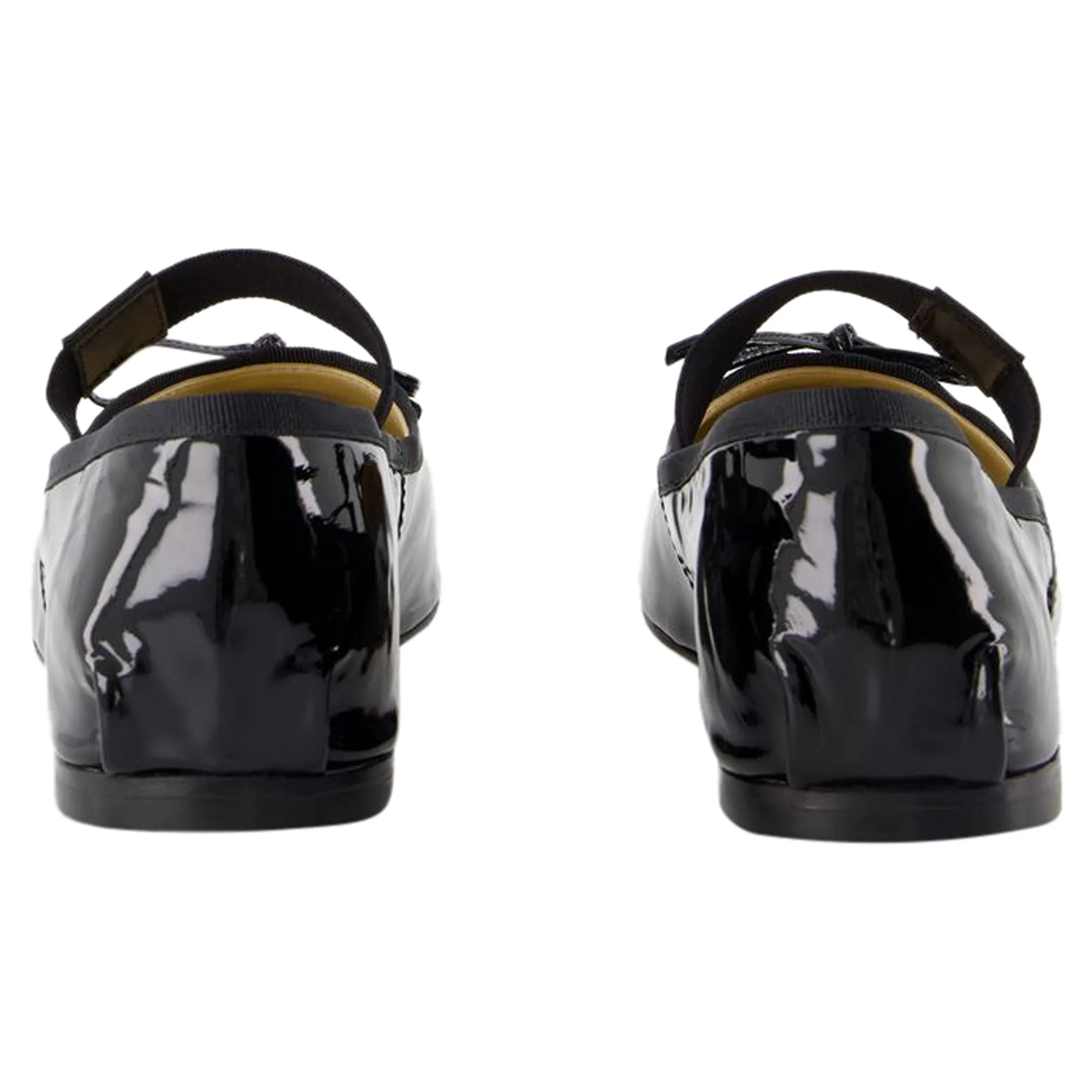 Jolie Flats Flat Shoes - ANINE BING - Leather - Black