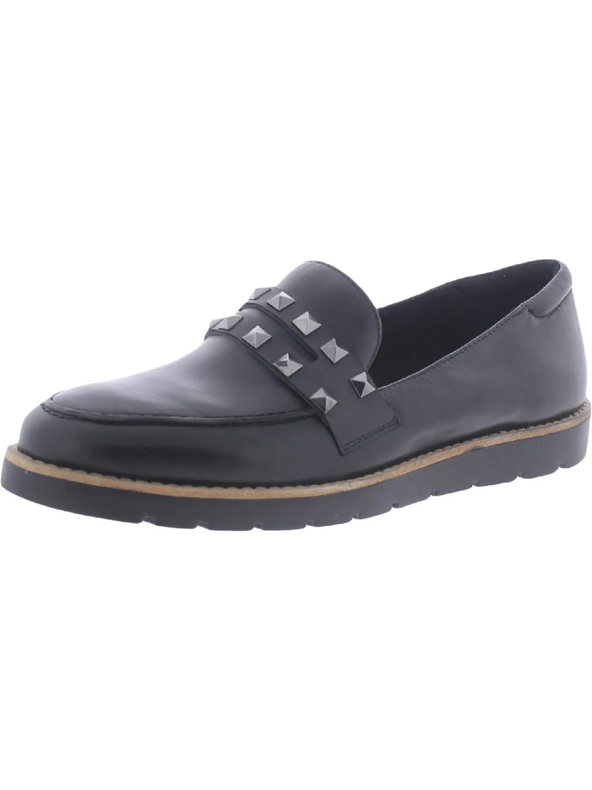 Jolly Womens Leather Jewel Embellishments Loafers