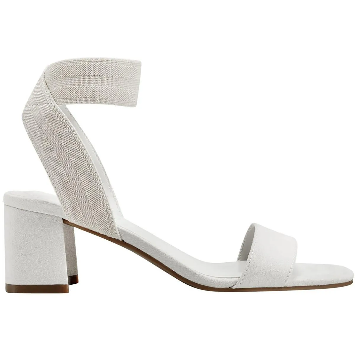 Kindlie 2 Womens Faux Suede Ankle Strap Heels