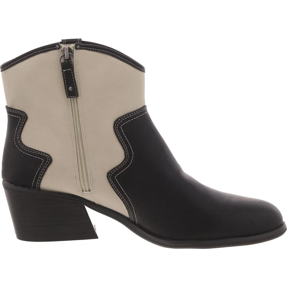 Lasso Womens Faux Leather Block Heel Cowboy, Western Boots