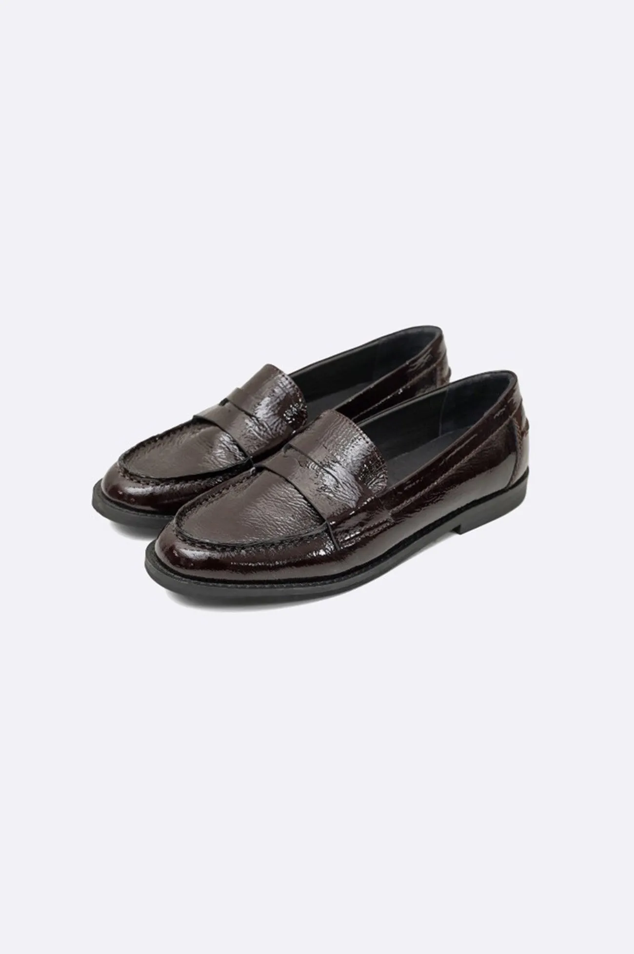 LEATHER PENNY LOAFERS